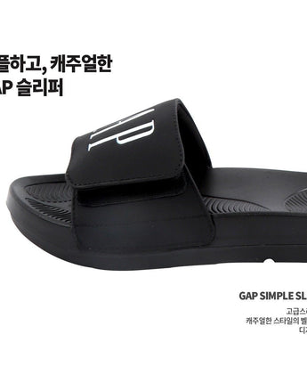 [GAP] Velcro slippers 3色 Flip-flop 新商品 韓国人気 男女共用 韓国ファッション 夏のファッション 学生ファッション カップル デイリールック ヴィンテージ ストリートフ - コクモト KOCUMOTO