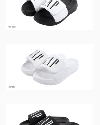 [GAP] Velcro slippers 3色 Flip-flop 新商品 韓国人気 男女共用 韓国ファッション 夏のファッション 学生ファッション カップル デイリールック ヴィンテージ ストリートフ - コクモト KOCUMOTO