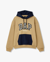 [GAP X DAP] 24SS Logo color block hoodie T-shirt _ KHAKI(5114127011048) (S-XL) - コクモト KOCUMOTO
