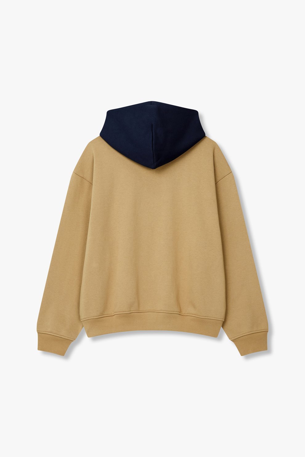 [GAP X DAP] 24SS Logo color block hoodie T-shirt _ KHAKI(5114127011048) (S-XL) - コクモト KOCUMOTO