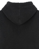 [GAP][2023 FW] Logo patch sherpa hooded sweatshirt_ BLACK (5113327024099)(XS-XXL) - コクモト KOCUMOTO