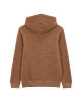 [GAP][2023 FW] Logo patch sherpa hooded sweatshirt_ BROWN (5113327024071)(XS-XXL) - コクモト KOCUMOTO