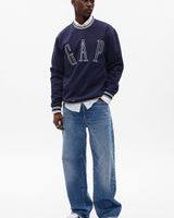 [GAP][2023 FW][Men] Embroidered logo crew neck sweatshirt 4色 (5113327012)(XS-XXL) - コクモト KOCUMOTO