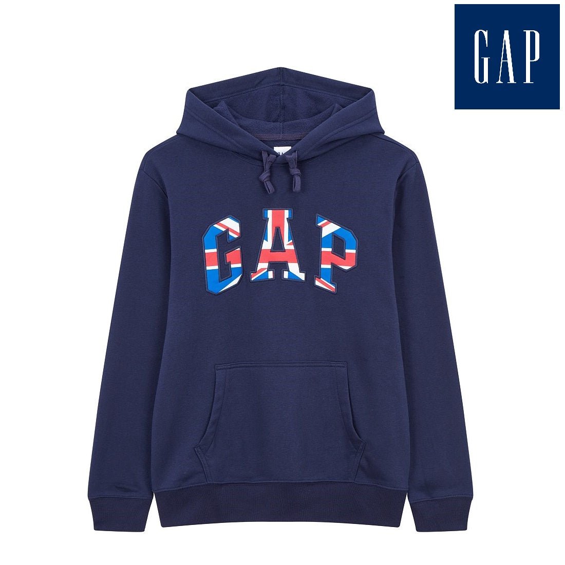 [GAP][2023 FW][Men] Flag Logo Hooded T-shirt_ NAVY (5113327020056)(XS-XXL) - コクモト KOCUMOTO