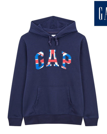 [GAP][2023 FW][Men] Flag Logo Hooded T-shirt_ NAVY (5113327020056)(XS-XXL) - コクモト KOCUMOTO