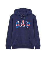 [GAP][2023 FW][Men] Flag Logo Hooded T-shirt_ NAVY (5113327020056)(XS-XXL) - コクモト KOCUMOTO