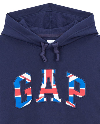 [GAP][2023 FW][Men] Flag Logo Hooded T-shirt_ NAVY (5113327020056)(XS-XXL) - コクモト KOCUMOTO