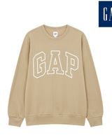 [GAP][2023 FW][Men] Line logo graphic sweatshirt_ DARK BEIGE (5113327013013)(XS-XXL) - コクモト KOCUMOTO