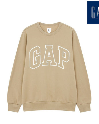 [GAP][2023 FW][Men] Line logo graphic sweatshirt_ DARK BEIGE (5113327013013)(XS-XXL) - コクモト KOCUMOTO