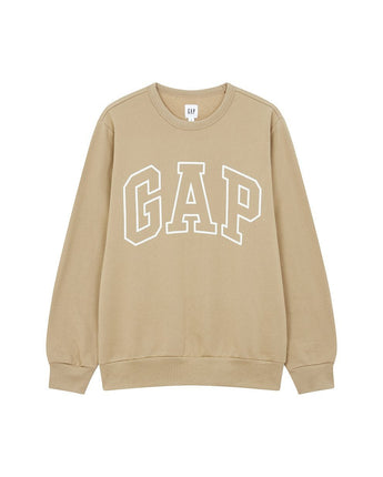 [GAP][2023 FW][Men] Line logo graphic sweatshirt_ DARK BEIGE (5113327013013)(XS-XXL) - コクモト KOCUMOTO