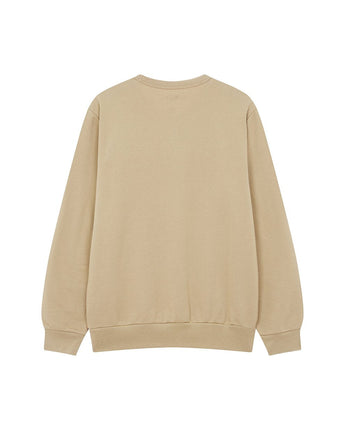 [GAP][2023 FW][Men] Line logo graphic sweatshirt_ DARK BEIGE (5113327013013)(XS-XXL) - コクモト KOCUMOTO