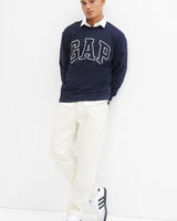 [GAP][2023 FW][Men] Line logo graphic sweatshirt_ NAVY (5113327013056)(XS-XXL) - コクモト KOCUMOTO