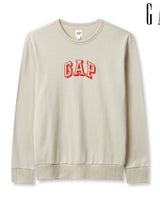 [GAP][2024 S/S][Men] Solid logo crewneck sweatshirt _ BEIGE (5114127009011)(S-XL) - コクモト KOCUMOTO