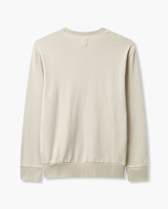 [GAP][2024 S/S][Men] Solid logo crewneck sweatshirt _ BEIGE (5114127009011)(S-XL) - コクモト KOCUMOTO