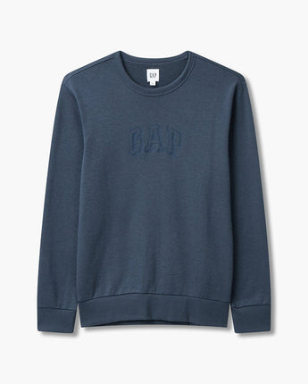 [GAP][2024 S/S][Men] Solid logo crewneck sweatshirt _ DARK BLUE (5114127009054)(S-XL) - コクモト KOCUMOTO