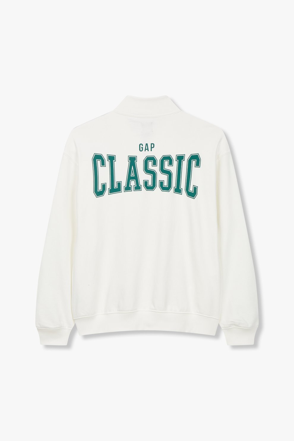 [GAP]24SS [Men] Classic Logo Half Zip-Up Sweatshirt _ WHITE (5114127008001) (S-XL) - コクモト KOCUMOTO