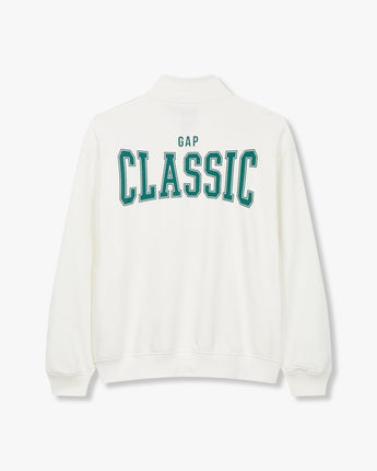 [GAP]24SS [Men] Classic Logo Half Zip-Up Sweatshirt _ WHITE (5114127008001) (S-XL) - コクモト KOCUMOTO