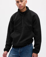 [GAP][Men] Arctic Fleece Easy Anorak _ BLACK (5113427004099) (XS-XL) - コクモト KOCUMOTO