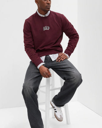 [GAP][Men] Front mini logo sweatshirt _ BURGUNDY(5113327015063)(XS-XL) - コクモト KOCUMOTO