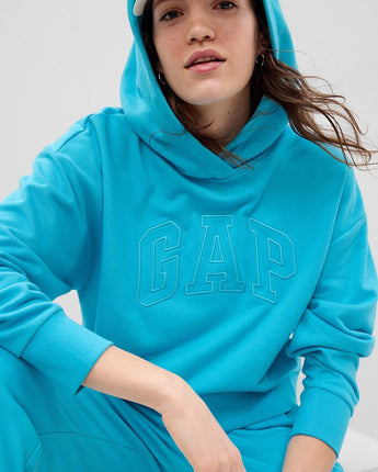 [GAP][Women] Easy Line Logo Hooded Sweatshirt _BLUE (5123127010051) (XS-L) - コクモト KOCUMOTO