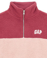 [GAP][Women] Half zip-up fleece sweatshirt _ PINK (5123427005064) (XS-L) - コクモト KOCUMOTO