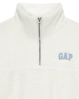 [GAP][Women] Half zip-up fleece sweatshirt _ WHITE (5123427005001) (XS-L) - コクモト KOCUMOTO