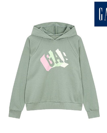 [GAP][Women] Logo raglan hooded sweatshirt_FATIGUE (5123227102041) (XS-L) - コクモト KOCUMOTO