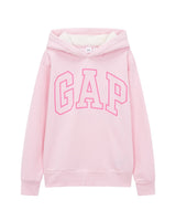 [GAP][Women] Logo sherpa hooded sweatshirt _LIGHT PINK (5122427015065) (XS-L) - コクモト KOCUMOTO