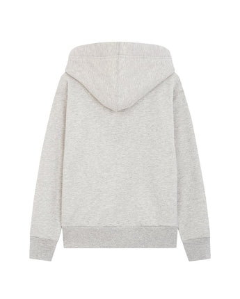 [GAP][Women] Logo sherpa hooded sweatshirt _MELANGE GRAY (5122427015081) (XS-L) - コクモト KOCUMOTO