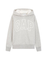 [GAP][Women] Logo sherpa hooded sweatshirt _MELANGE GRAY (5122427015081) (XS-L) - コクモト KOCUMOTO