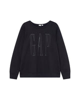 [GAP][Women] Outline long logo sweatshirt _ BLACK (5122327109099)(XS-L) - コクモト KOCUMOTO