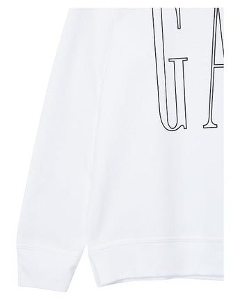 [GAP][Women] Outline long logo sweatshirt _ WHITE (5122327109001)(XS-L) - コクモト KOCUMOTO