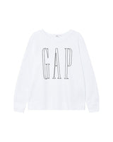 [GAP][Women] Outline long logo sweatshirt _ WHITE (5122327109001)(XS-L) - コクモト KOCUMOTO