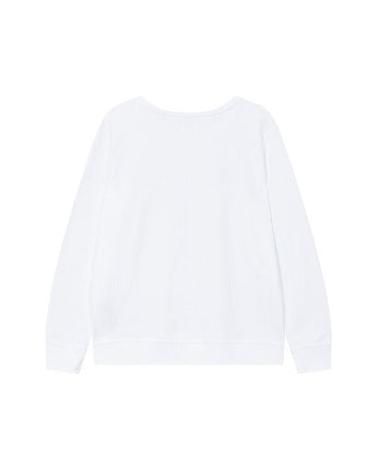 [GAP][Women] Outline long logo sweatshirt _ WHITE (5122327109001)(XS-L) - コクモト KOCUMOTO