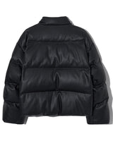 [GROOVE RHYME] 23F/W EATHER SHORT DOWN PADDING (BLACK) - コクモト KOCUMOTO