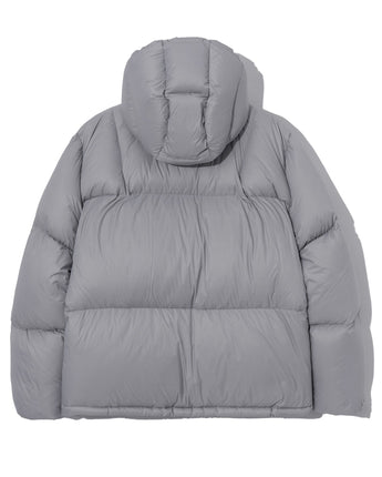 [GROOVE RHYME] 23F/W QUILTED HOOD SHORT DOWN PADDING (LIGHT GREY) - コクモト KOCUMOTO