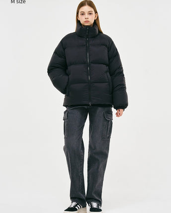 [GROOVE RHYME] 23F/W QUILTED SHORT DOWN PADDING (BLACK) - コクモト KOCUMOTO