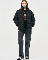 [GROOVE RHYME] 23F/W QUILTED SHORT DOWN PADDING (BLACK) - コクモト KOCUMOTO