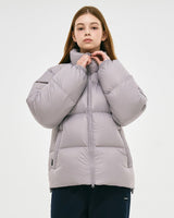 [GROOVE RHYME] 23F/W QUILTED SHORT DOWN PADDING (LIGHT GREY) - コクモト KOCUMOTO