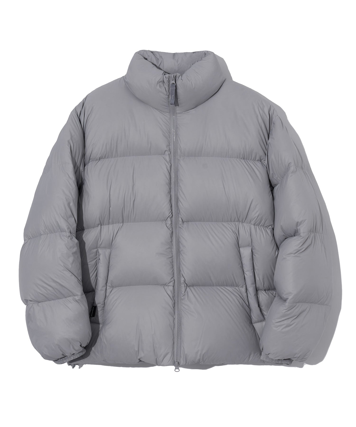 [GROOVE RHYME] 23F/W QUILTED SHORT DOWN PADDING (LIGHT GREY) - コクモト KOCUMOTO