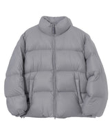 [GROOVE RHYME] 23F/W QUILTED SHORT DOWN PADDING (LIGHT GREY) - コクモト KOCUMOTO