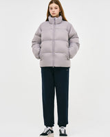 [GROOVE RHYME] 23F/W QUILTED SHORT DOWN PADDING (LIGHT GREY) - コクモト KOCUMOTO