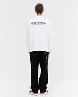 [GROOVE RHYME] NYC LOCATION LONG SLEEVE T-SHIRTS WHITE - コクモト KOCUMOTO