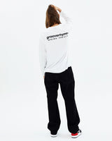 [GROOVE RHYME] NYC LOCATION LONG SLEEVE T-SHIRTS WHITE - コクモト KOCUMOTO