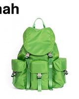 [HAHARCHIVE][WITH AFTER PRAY] NYLON CARGO RUCK SACK(GREEN) - コクモト KOCUMOTO