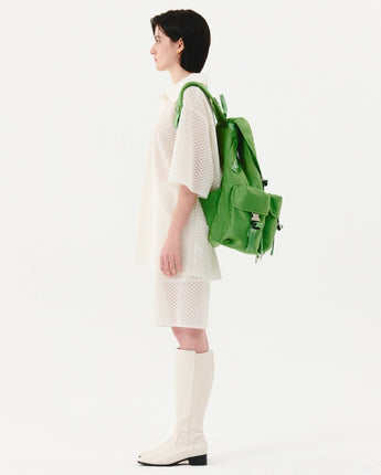 [HAHARCHIVE][WITH AFTER PRAY] NYLON CARGO RUCK SACK(GREEN) - コクモト KOCUMOTO