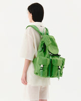 [HAHARCHIVE][WITH AFTER PRAY] NYLON CARGO RUCK SACK(GREEN) - コクモト KOCUMOTO