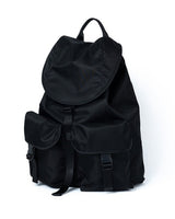 [HAHARCHIVE][WITH AFTER PRAY]2POCKET NYLON CARGO RUCK SACK (BLACK) - コクモト KOCUMOTO