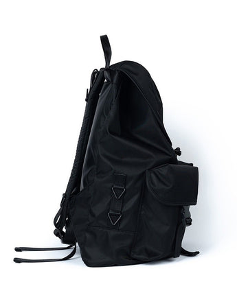 HAHARCHIVE][WITH AFTER PRAY]2POCKET NYLON CARGO RUCK SACK (BLACK)