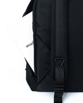 HAHARCHIVE][WITH AFTER PRAY]2POCKET NYLON CARGO RUCK SACK (BLACK)
